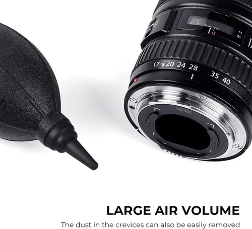 Miniatura 2 de K&F CONCEPT Soplador de aire de punta suave, soplador de lente para cámaras digitales, réflex digitales, cámaras SLR, lentes de cámara, filtros