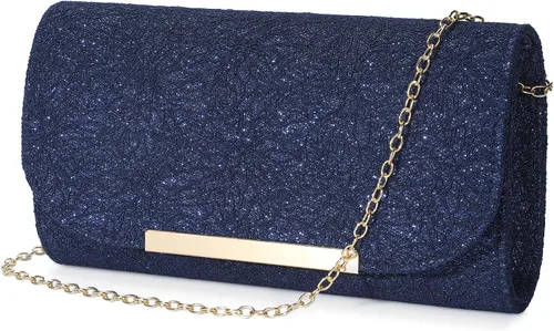 Miniatura 2 de Lace Evening Bag Clutch Purses for Women Lady Handbags Crossbody Bag Wedding Bag for Prom Party Engagement Bride
