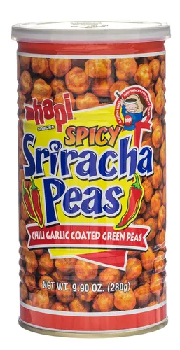 Hapi Aperitivos, guisantes de Sriracha picantes, 9.9 onzas