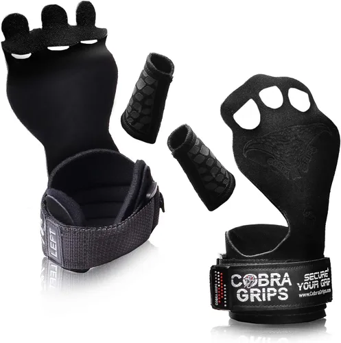 Grip Power Pads Las mejores empuñaduras de entrenamiento cruzado mantienen tus manos libres de ampollas y callouses, dominadas para levantamiento de