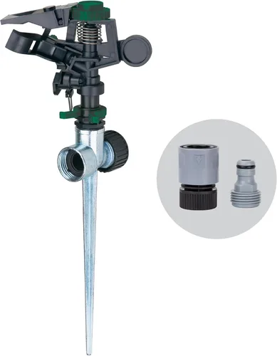 Miniatura 10 de Melnor 65176AMZ - Paquete doble de aspersor pulsante con pico de metal