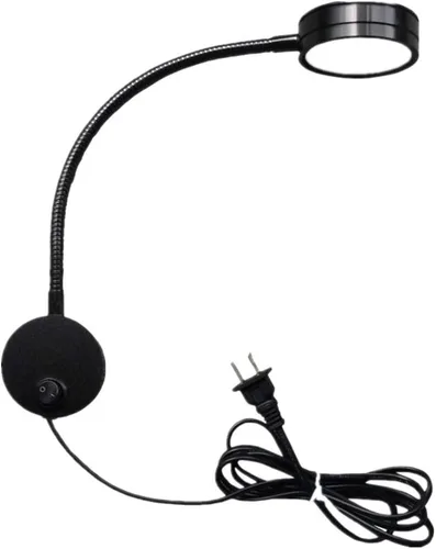 Miniatura 10 de Onerbuy Youngine - Lámpara de pared de cuello de cisne flexible con cable de 5 W, lámpara de lectura de obras de arte, luz de acento, montaje