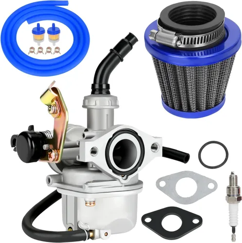 Miniatura 11 de YOXUFA PZ19 - Carburador 19 mm con acople de cable ahogador para Sunl Roketa TaoTao Kazuma Loncin Kayo Fox Kandi Baja SSR 50 70 90 110 125cc ATV