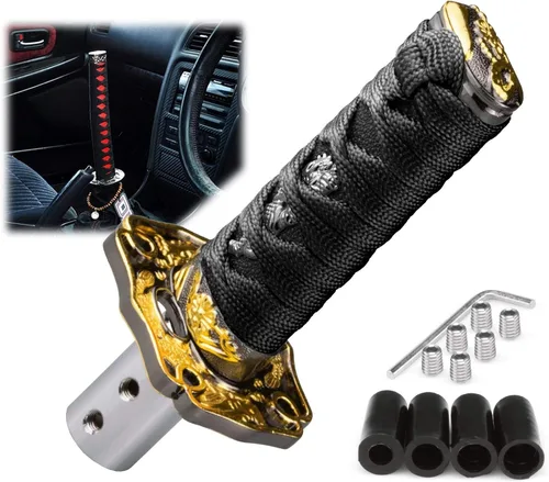 Miniatura 20 de EZAUTOWRAP Espada Samurai 5.9 pulgadas., 10cm, Negro Blanco