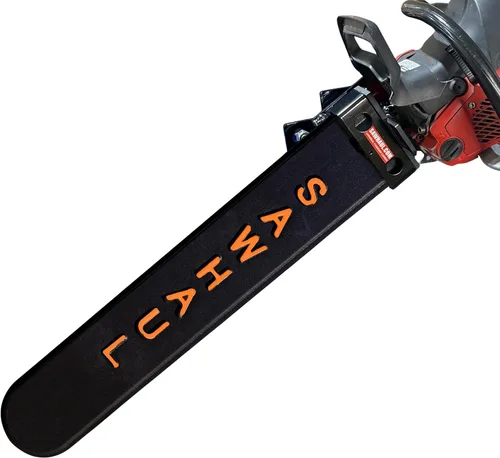 Miniatura 11 de SawHaul Soporte universal para motosierra para tractor, fabricado en Kansas, Estados Unidos, portatosierra de montaje fijo (20 pulgadas, verde)
