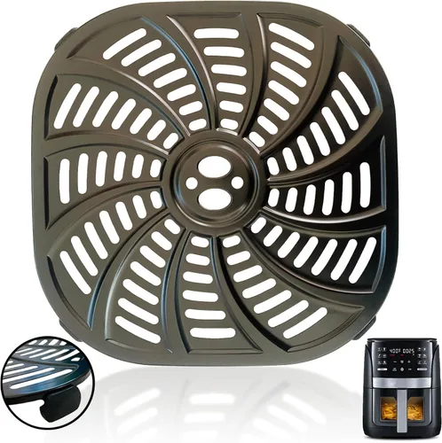 Miniatura 10 de Bandeja para freidora de aire para freidora de aire de 2 cuartos de galón Dash PowerXL Gowise Chefman, revestimiento mejorado de doble capa