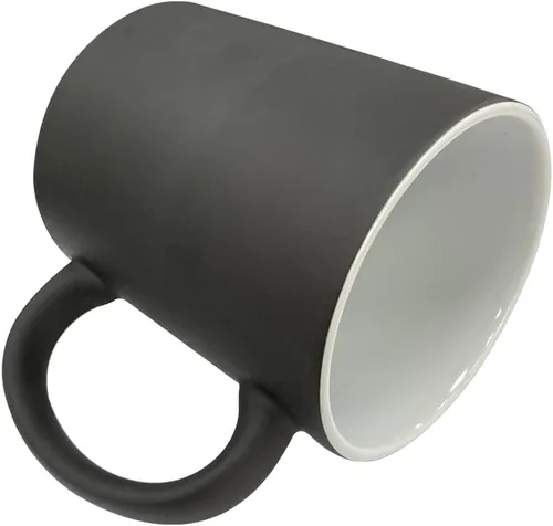 Miniatura 6 de MR.R 6 juegos de 11 oz sublimación en blanco negro mágico color cambiante de color mágico taza de cerámica con superficie brillante mate