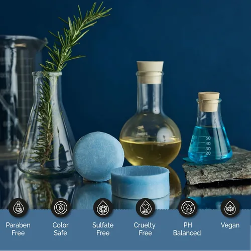 Miniatura 2 de Growth Formula - Juego de barra de champú y acondicionador con biotina y aceite esencial de romero, vegano, sin sulfatos, sin ftalatos, sin
