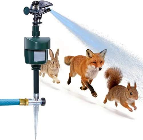 Miniatura 10 de [Actualizado 2025] Yardeen - Aspersor solar con sensor de movimiento, rociador de agua ajustable para jardín con estaca. Se puede seleccionar