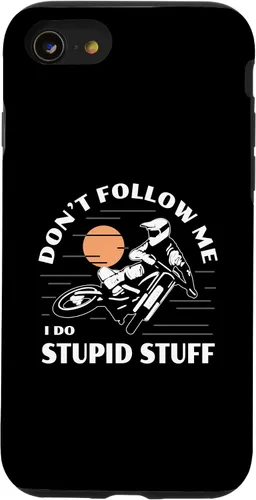 Miniatura 17 de Funda para iPhone 12 Mini Dirtbike Motocross Don't Follow Me Stupid Stuff Dirt Bike