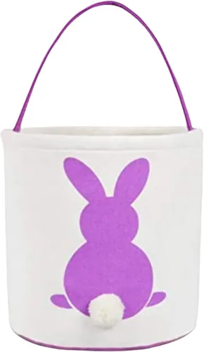 Cesta de Pascua personalizada para niños, bordada rosa niñas y niños pequeños bolsas de regalo azul bebé verde