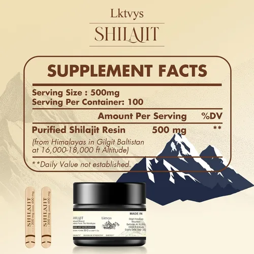 Miniatura 5 de Shilajit Orgánico, 1.06 oz de resina Shilajit, fuente del Himalaya, rica en ácido fúlvico, 100% puro y natural para apoyo inmunológico y aumento