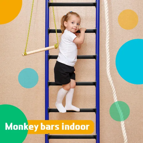 Miniatura 6 de Dunzy Paquete de 12 Barras para Monkey Bars Accesorios para Columpios Varillas Peldaños de Escalera para Juegos Kit de Herrajes Barras de Mono