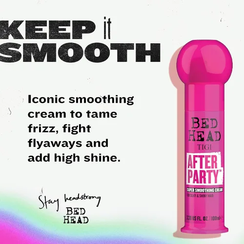 Miniatura 3 de TIGI Bed Head After Party Crema alisadora paquete de 2 – Productos para el cuidado del cabello para cabello suave y brillante, aroma de mezcla