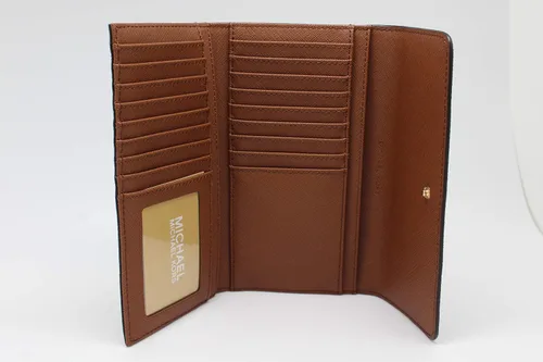 Miniatura 7 de Michael Kors - Cartera de viaje para mujer tamaño grande con tres pliegues