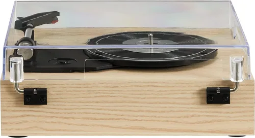Miniatura 7 de Tocadiscos Crosley CR6042A-NA Scout de 3 velocidades con Bluetooth y bocinas integradas, color natural