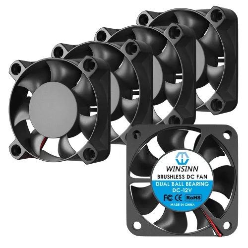 Miniatura 15 de WINSINN Ventilador USB de 1.575 in y 5 V – Rodamiento de bolas dual de 5000 RPM Reemplazo del ventilador de refrigeración para PC/CCTV/Banco