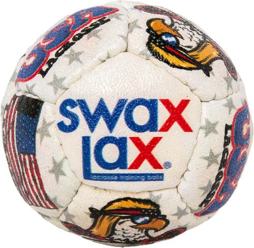Miniatura 21 de Swax Lax Pelota de entrenamiento para Lacrosse - Práctica para interiores y exteriores con menos rebotes y menos pique