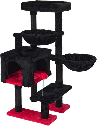 Miniatura 7 de KIYUMI - Árbol para gatos, torre para gatos, condominio con poste de rascado de sisal para gatos de interior, árbol para gatos, mueble para gatos