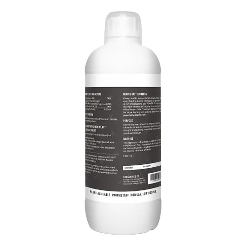 Miniatura 2 de PowerSI - Suplemento de sílice original de 1 litro, aditivo de fortalecimiento vegetal con ácido monosilícico, mejora la absorción de nutrientes