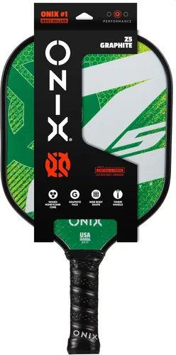 Miniatura 9 de Onix - Pala de pickleball de fibra de carbono Graphite MOD Z5, con agarre cómodo acolchado ONIX Graphite Z5 - Mod Verde-2025
