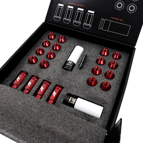 Miniatura 7 de Mishimoto Tuercas de bloqueo de aluminio M12x1.5, juego de 20 piezas, cromo Neo