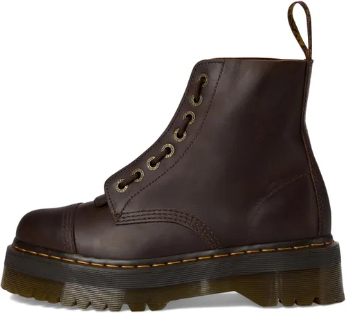 Miniatura 4 de Dr. Martens Botas de plataforma de cuero Sinclair unisex para adultos