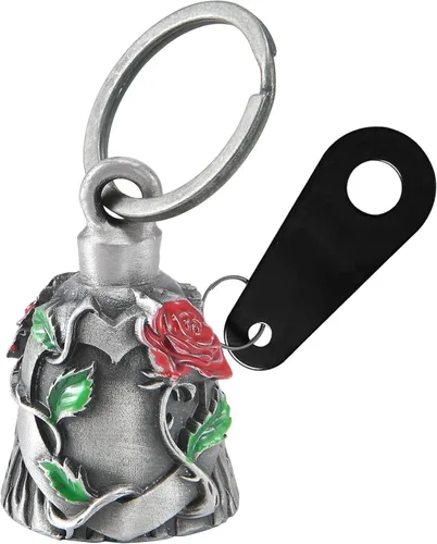 Miniatura 8 de Dream Apparel Campana de Motocicleta Ángel Guardián para Ahuyentar Gremlins, Campana para Motociclistas para Hombres y Mujeres, Regalo de Buena