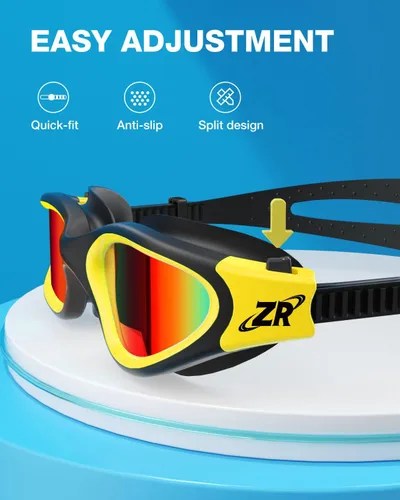 Miniatura 6 de ZIONOR Gafas de natación para niños, G1 MINI con protección UV, polarizadas, antivaho, para edades de 6 a 14 años B3