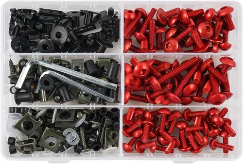 Miniatura 6 de Complete Fairing Bolts Screw Compatible with Versys 650 Compatible with Ninja 650R 1000 Z750 Z1000 ZZR600 ZX6R ZX7R ZX9R ZX10R ZX12R ZX14R