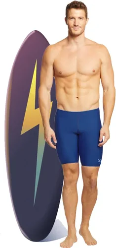 Miniatura 4 de Nabevin Bañador Jammer ProLT Endurance+Traje de baño de entrenamiento sólido para hombre