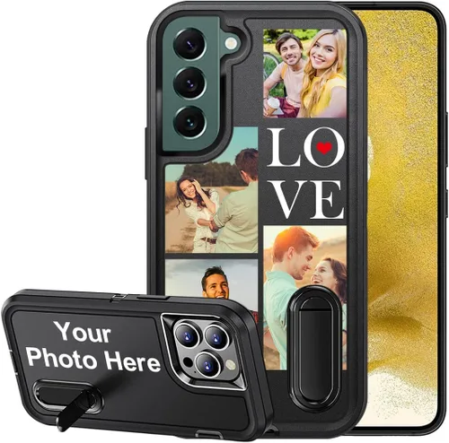 Miniatura 14 de Funda de teléfono personalizada para Samsung Galaxy S22 Ultra 5G, funda protectora de cuerpo completo a prueba de golpes con múltiples fotos, funda