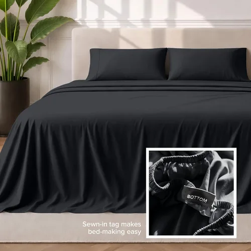 Miniatura 6 de Bare Home Juego de Sábanas Queen - Sábanas de Cama Queen de Microfibra Ultra-Suave de Lujo 1800 - Doble Cepillado - Bolsillos Profundos - Ajuste
