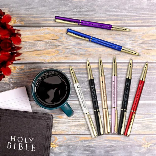 Miniatura 4 de Fuutreo 30 bolígrafos con versículo bíblico, regalos cristianos, citas inspiradoras, bolígrafos religiosos a granel para iglesia domingo, mujeres