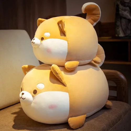 Miniatura 8 de Lindos y suaves animales de peluche para perros Shiba Inu, juguetes de peluche para perros Shiba Inu, almohada de peluche para perros Shiba Inu