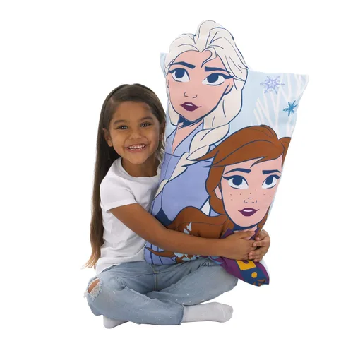 Miniatura 3 de Disney Frozen 2 Anna & Elsa - Funda de almohada para niños pequeños, lavanda, azul claro, morado, Frozen 2 Anna y Elsa, estándar (4114720P)