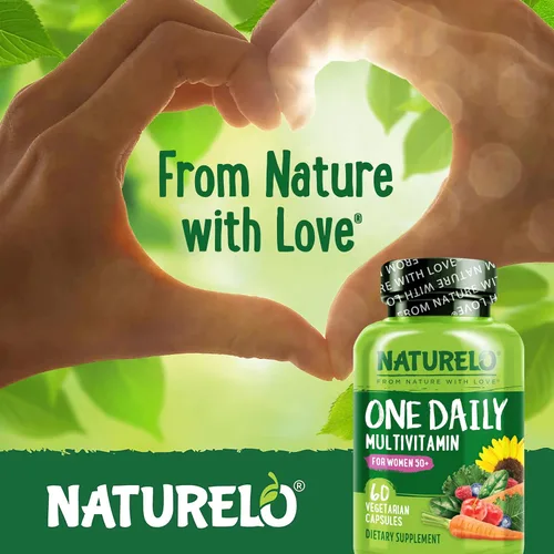 Miniatura 5 de Naturelo Multivitamina de un día para mujeres de más de 50 años (sin hierro) - Apoyo para la menopausia para mujeres mayores de 50 años - Suplemento