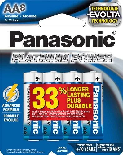 Panasonic Energy Corporation LR6XE/8B Platinum Power AA - Pilas alcalinas (8 unidades)