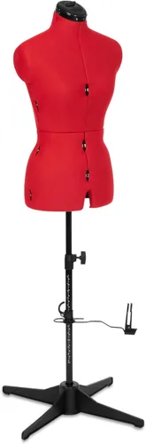 Adjustoform Sew Simple FG304 maniquí ajustable para costura Poppy S-M (talla de vestido EE. UU. 4-12) maniquí femenino de 8 piezas + marcador de