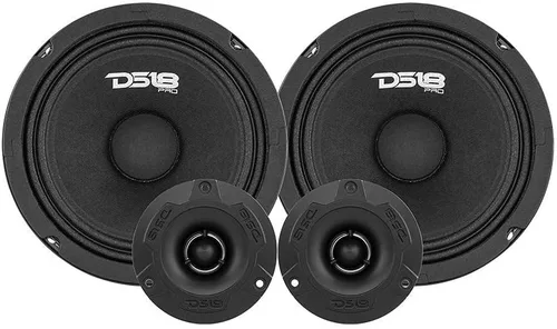 Miniatura 10 de DS18 Paquete de altavoces de coche medio y alto: 2 x rango medio de 6.5 pulgadas, 2 tweeters de 1 pulgada, crossover integrado