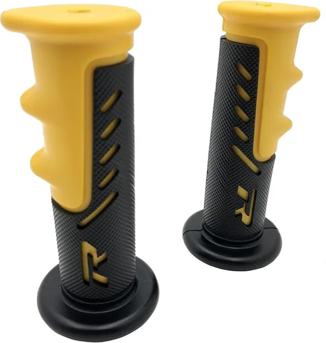 Miniatura 3 de XKMT-"R" Agarraderas de estilo gel grabadas en amarillo QUAD Compatible con YAMAHA KAWASAKI POLARIS SEADOO BOMBARDIER JET SKI HONDA FOREMAN RECON