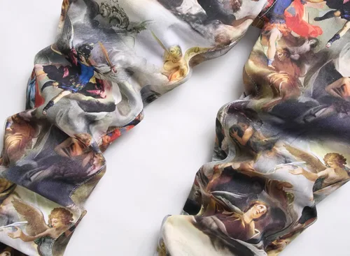 Miniatura 142 de Baylvn - Pantalones de mezclilla entallados y estampados para hombre con corte recto