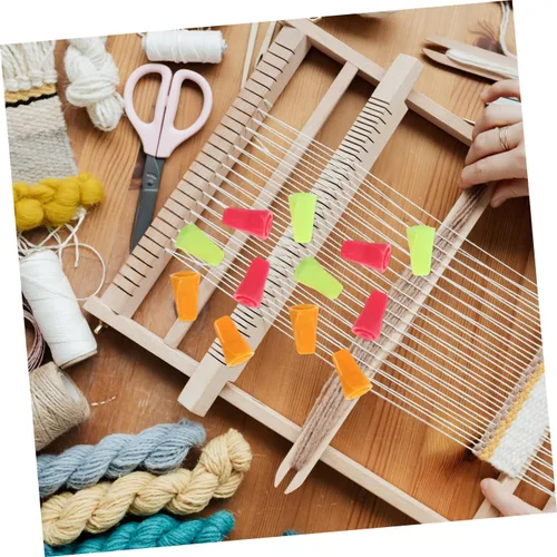 Miniatura 7 de Ciieeo Accesorios para tejer 30 Uds. Agujas de punto Suministros de tejer Accesorios de tejer Aguja de Punto Protectores Protector Agujas de Tejer