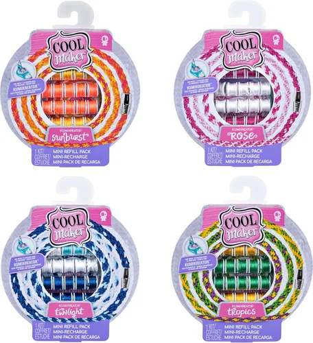 Miniatura 10 de Cool Maker, kit KumiKreator para hacer pulseras y collar de amistad con cuentas y trenzado, juguetes de manualidades y artes para niñas de 8 años