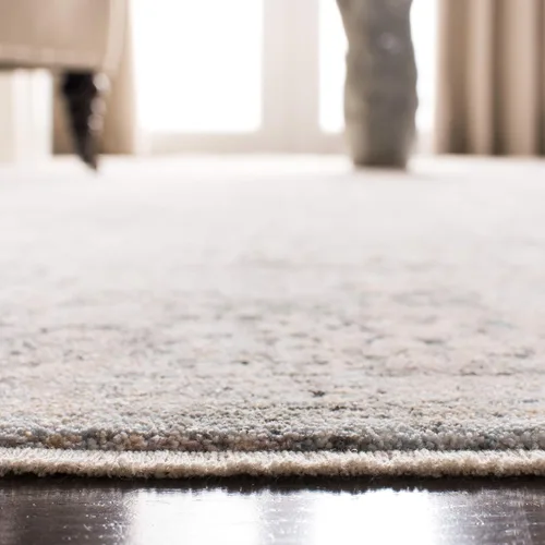 Miniatura 5 de SAFAVIEH Winston Collection - Alfombra de área de 7 pies 1 pulgada x 10 pies, color beige y gris, diseño envejecido, no desprende pelusa y de fácil