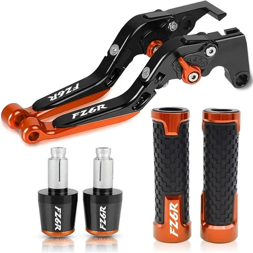 Miniatura 11 de Palancas de embrague de freno de motocicleta para manillar Yamaha FZ6R FZ 6R FZ-6R 2009 2010 2011 2012 2013 2014 2015 2016 2017 (Color : 1)