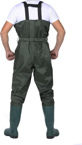 Miniatura 2 de wader con botas impermeable para pesca y caza de nailon 2-Ply/PVC 9-13