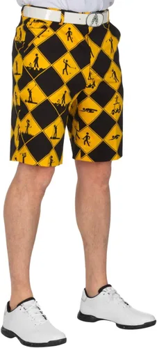 Royal & Awesome Pantalones cortos de golf para hombre, pantalones cortos de golf locos para hombres, pantalones cortos a cuadros para hombre,