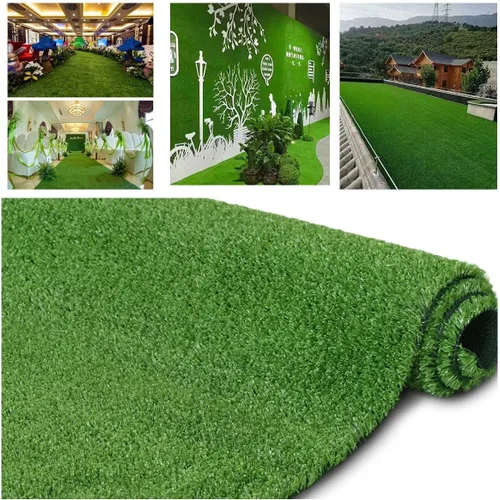 Petgrow Césped artificial de césped sintético de 6 pies x 37 pies, alfombra de césped sintético económico para interior y exterior, altura de pila