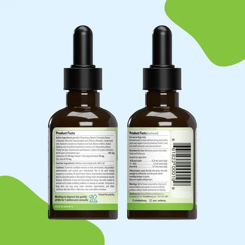 Miniatura 8 de Pet Wellbeing - Encías saludables para perros - Suplemento natural para encías, dientes y aliento saludables contra la gingivitis del perro - 2oz